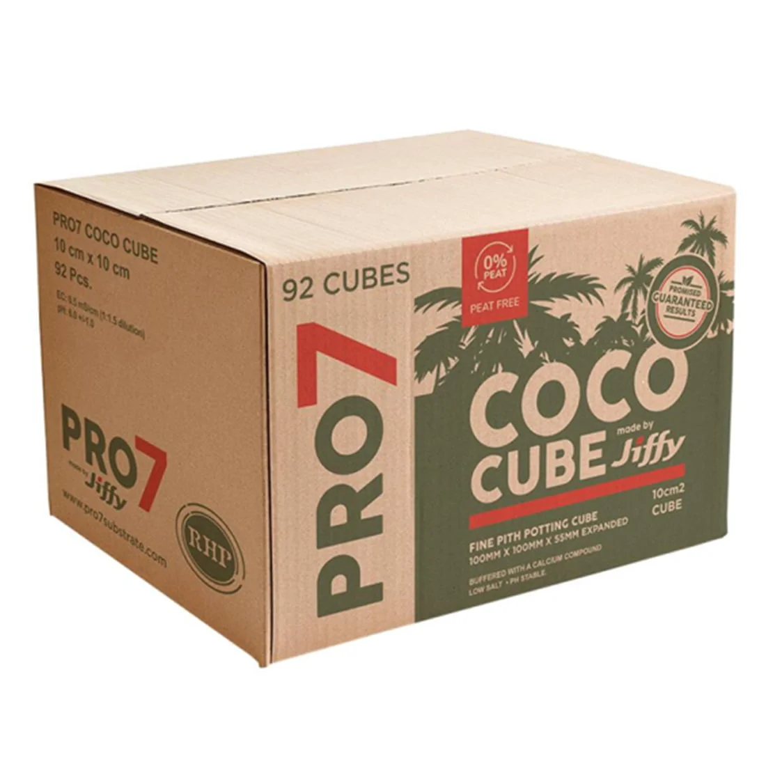 Jiffy - PRO7 Coco Cube 100 mm - Billede 3