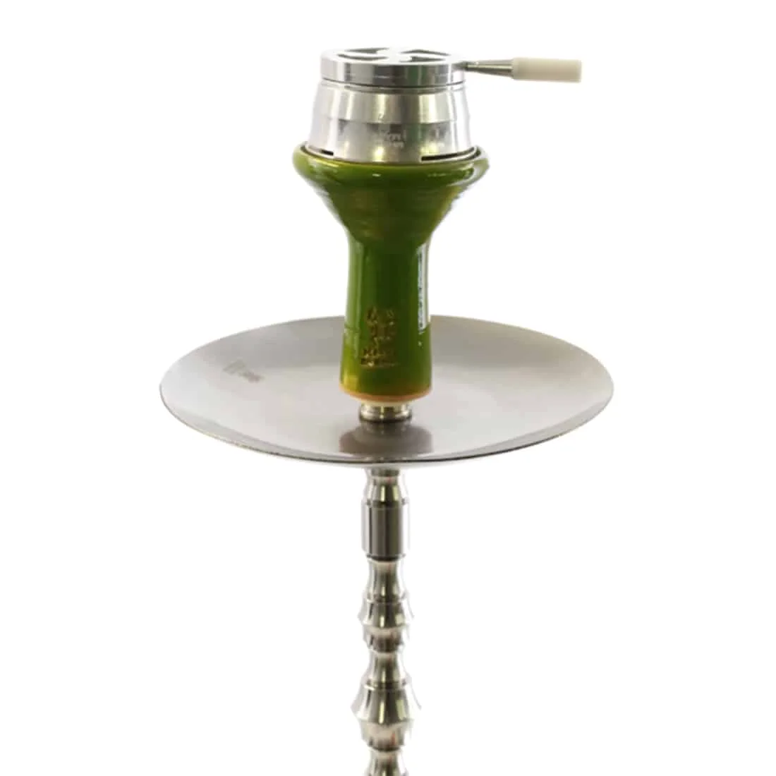 Kaya Shisha - Glazed Deep Clay Funnel Green 105 mm - Billede 6