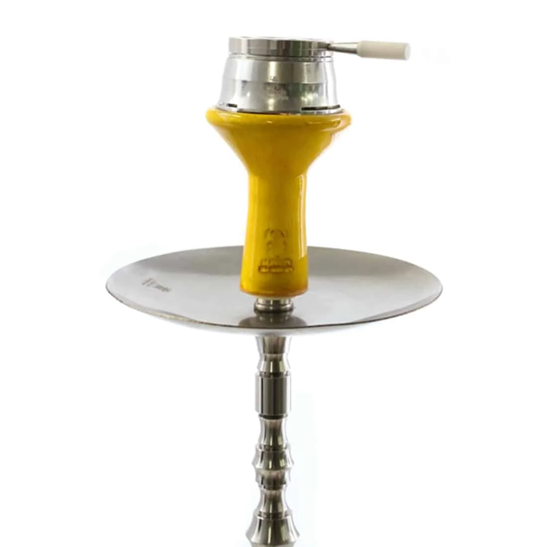 Kaya Shisha - Glazed Deep Clay Funnel Yellow 105 mm - Billede 6