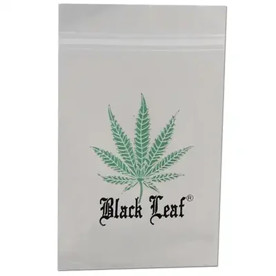 Lynlåsposer - Black Leaf 40x60mm 100 stk