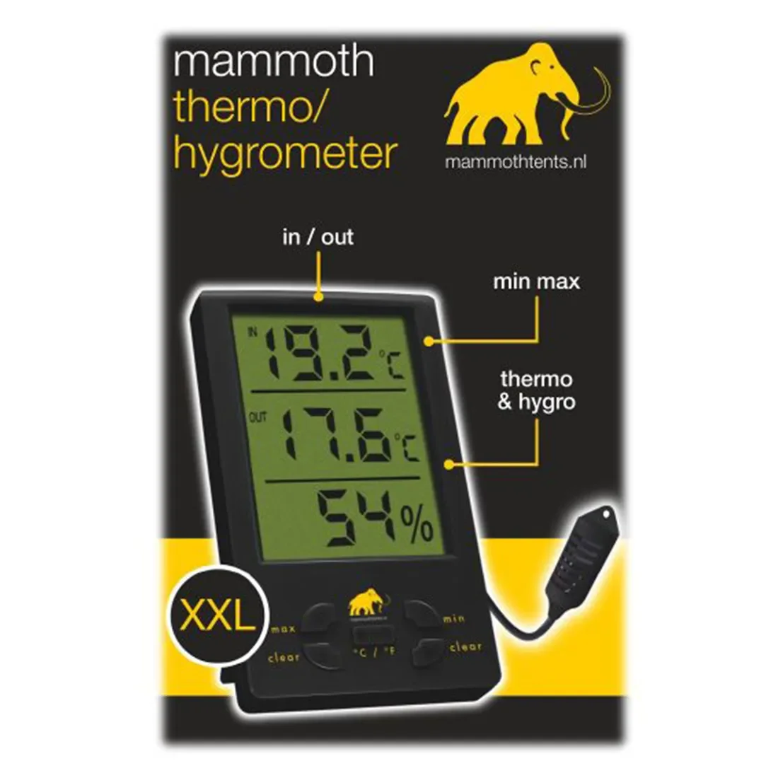 Mammoth - Thermohygrometer XXL - Billede 2