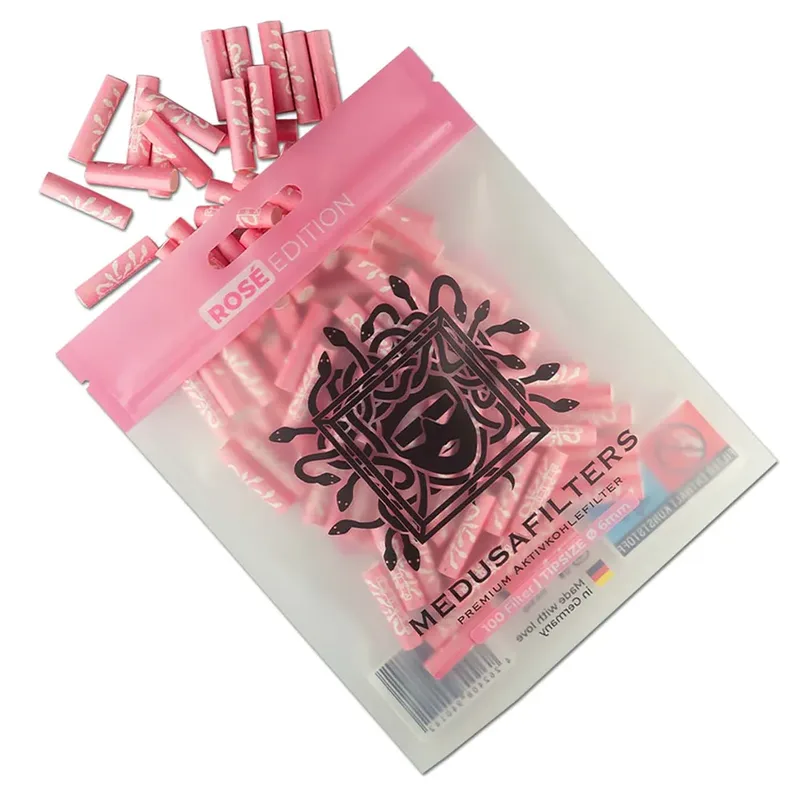 Aktivt Kul Filtertips Rosé Edition 100 stk | Medusa