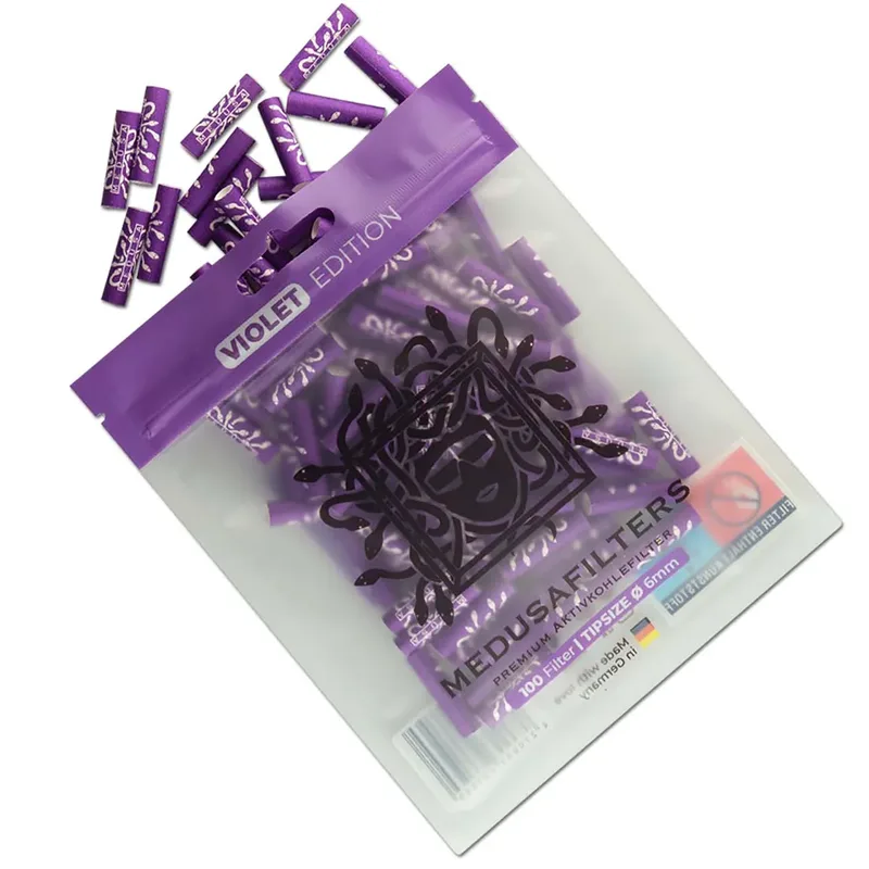 Aktiv Kul Filtertips Violet Edition 100 stk | Medusa