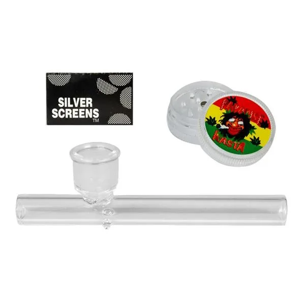 Mini Glastjubang m. Grinder