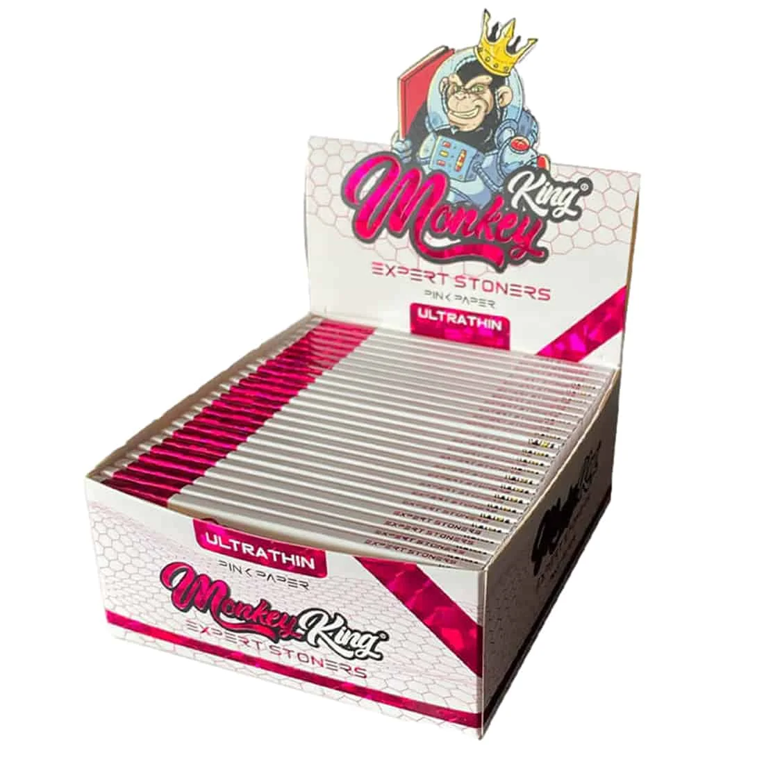Monkey King - Expert Stoners Pink Ultra Thin King Size Slim - Billede 2
