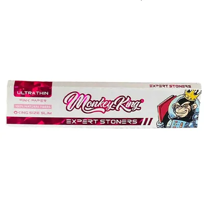Monkey King - Expert Stoners Pink Ultra Thin King Size Slim