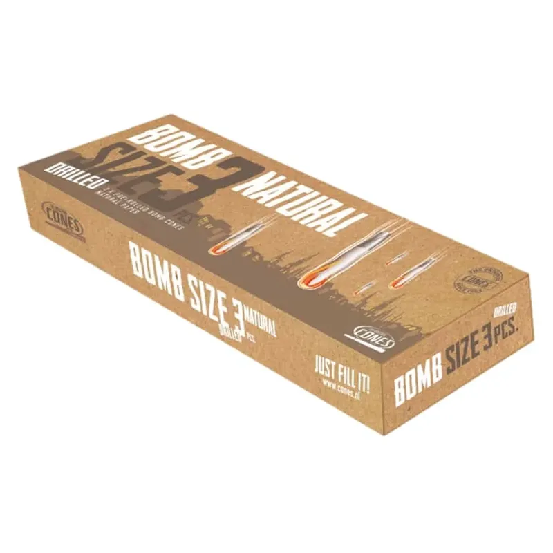Natural Bomb Size cones 3 stk | Original Cones