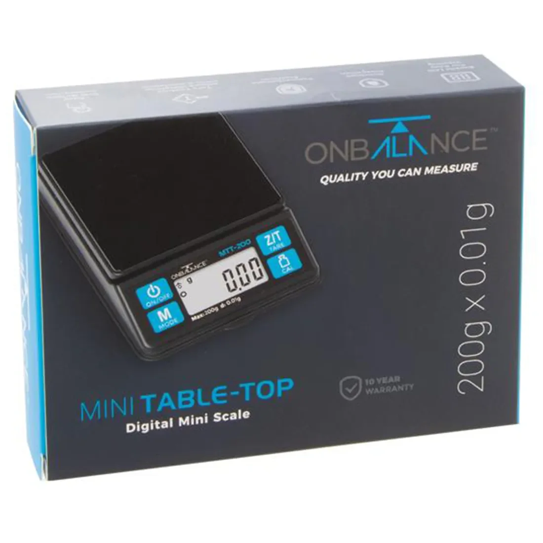 On Balance - MTT-200 Mini TableTop 0,01-200g - Billede 3