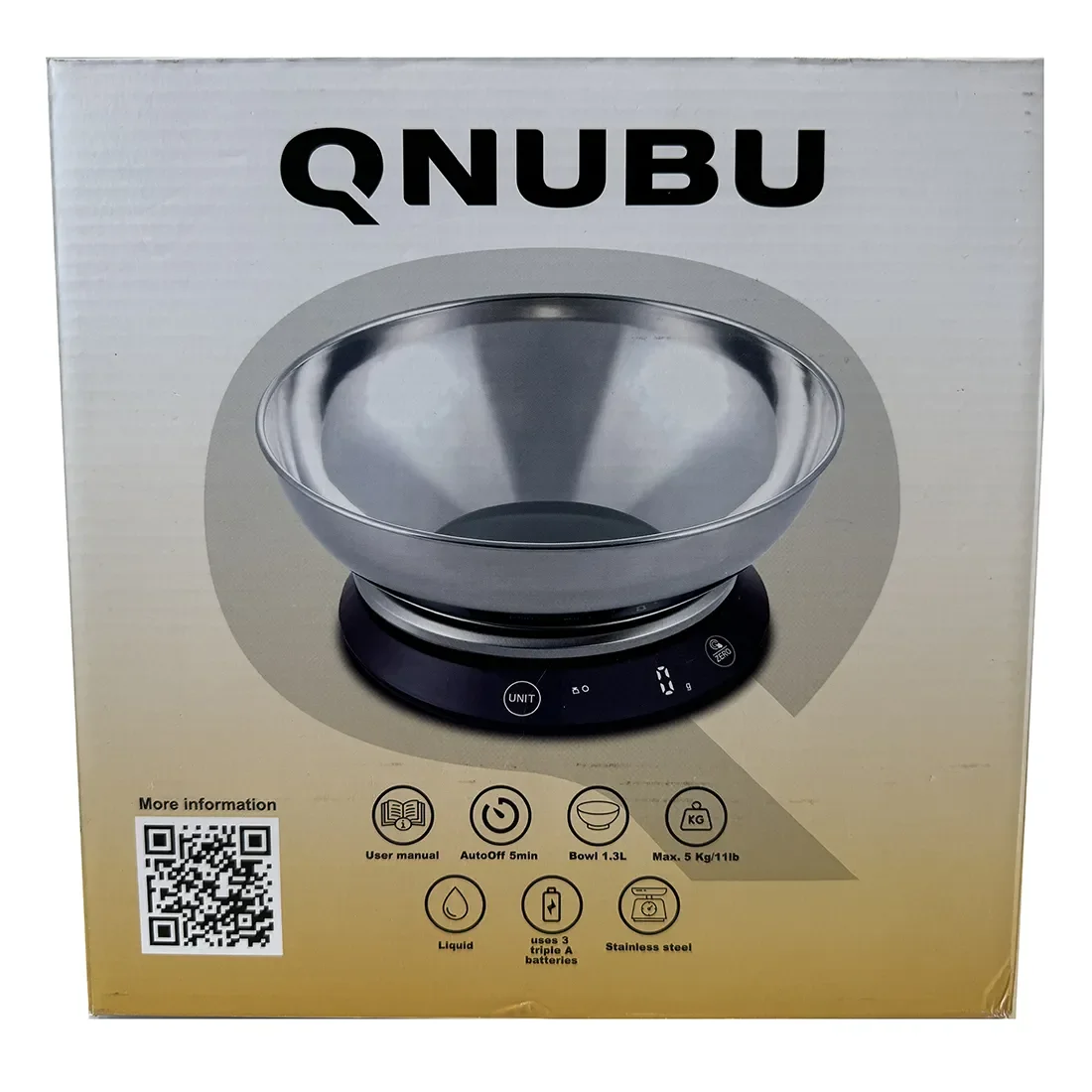 Qnubu - Equal Bowl 1,0-5000g - Billede 4
