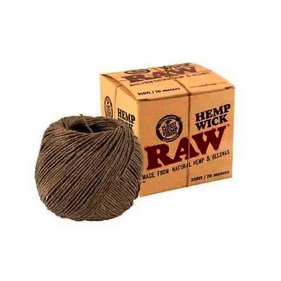 RAW - Hemp Wick 76 Meter