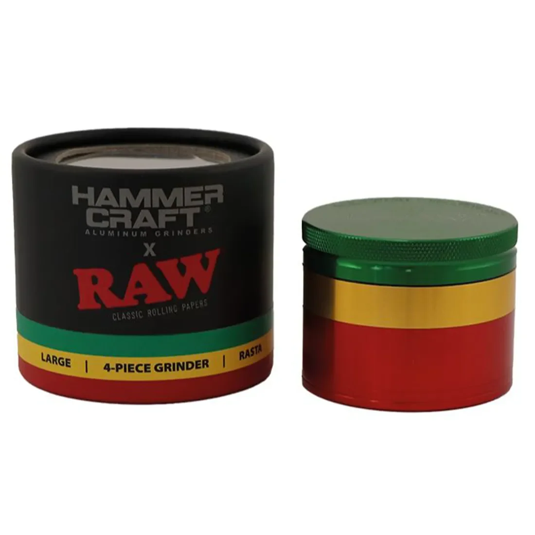 RAW x Hammercraft - Grinder Rasta Ø60 - Billede 2