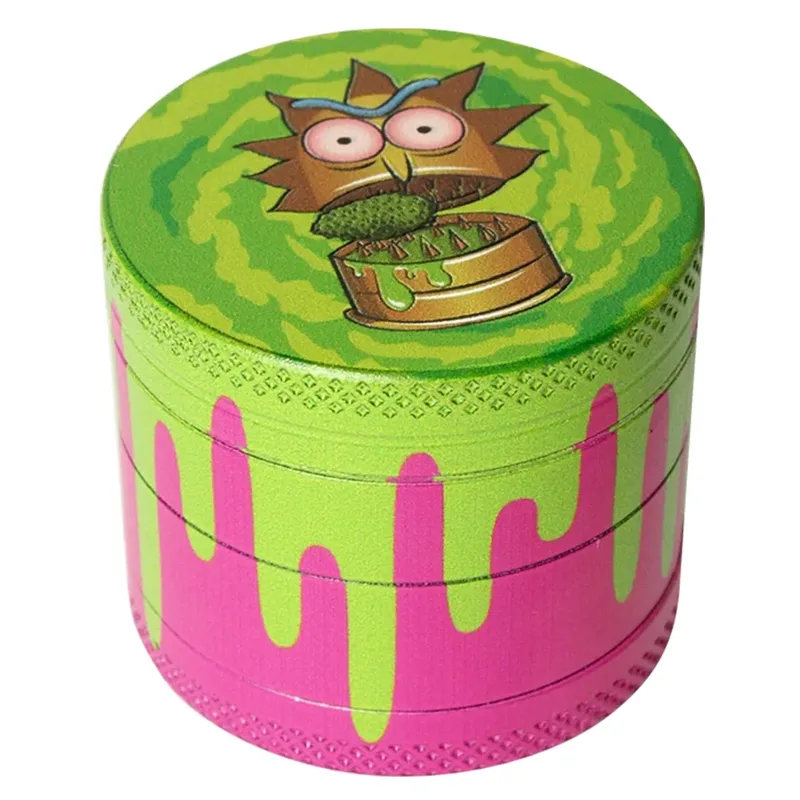 R Things Metal Grinder Ø40 (3-rum) | Rick and Morty