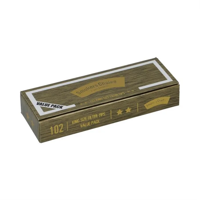 Smokers Choice King Size Gold Tips Mega Pack