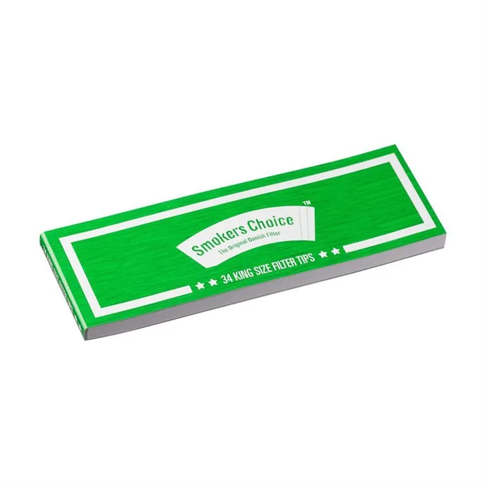 Smokers Choice King Size Green Filter Tips