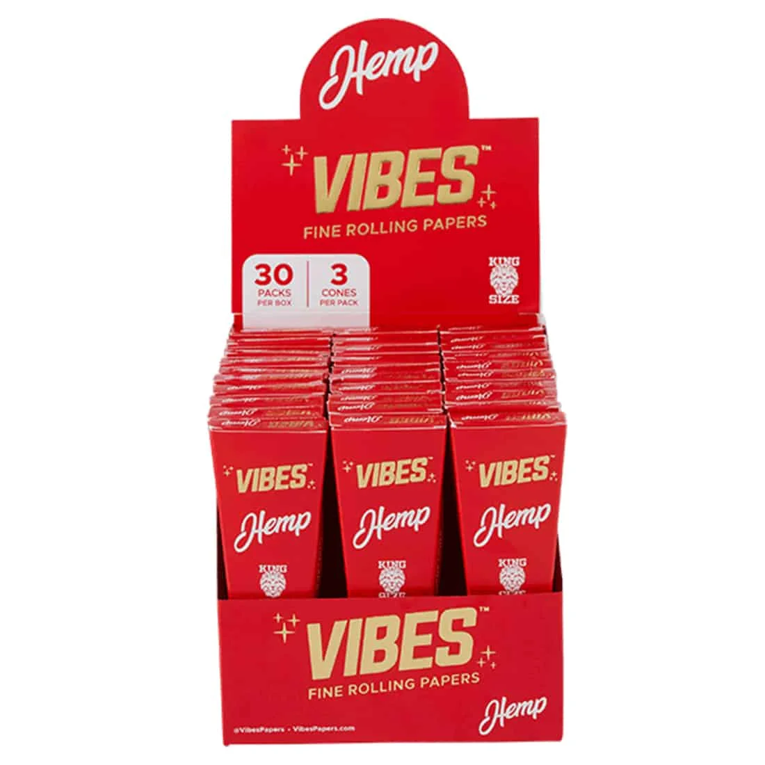 Vibes - Cones Hemp King Size 3 stk - Billede 3
