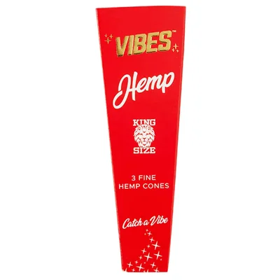 Vibes - Cones Hemp King Size 3 stk