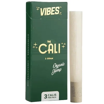 Vibes - The Cali Cones Organic Hemp 2 Gram 3 stk
