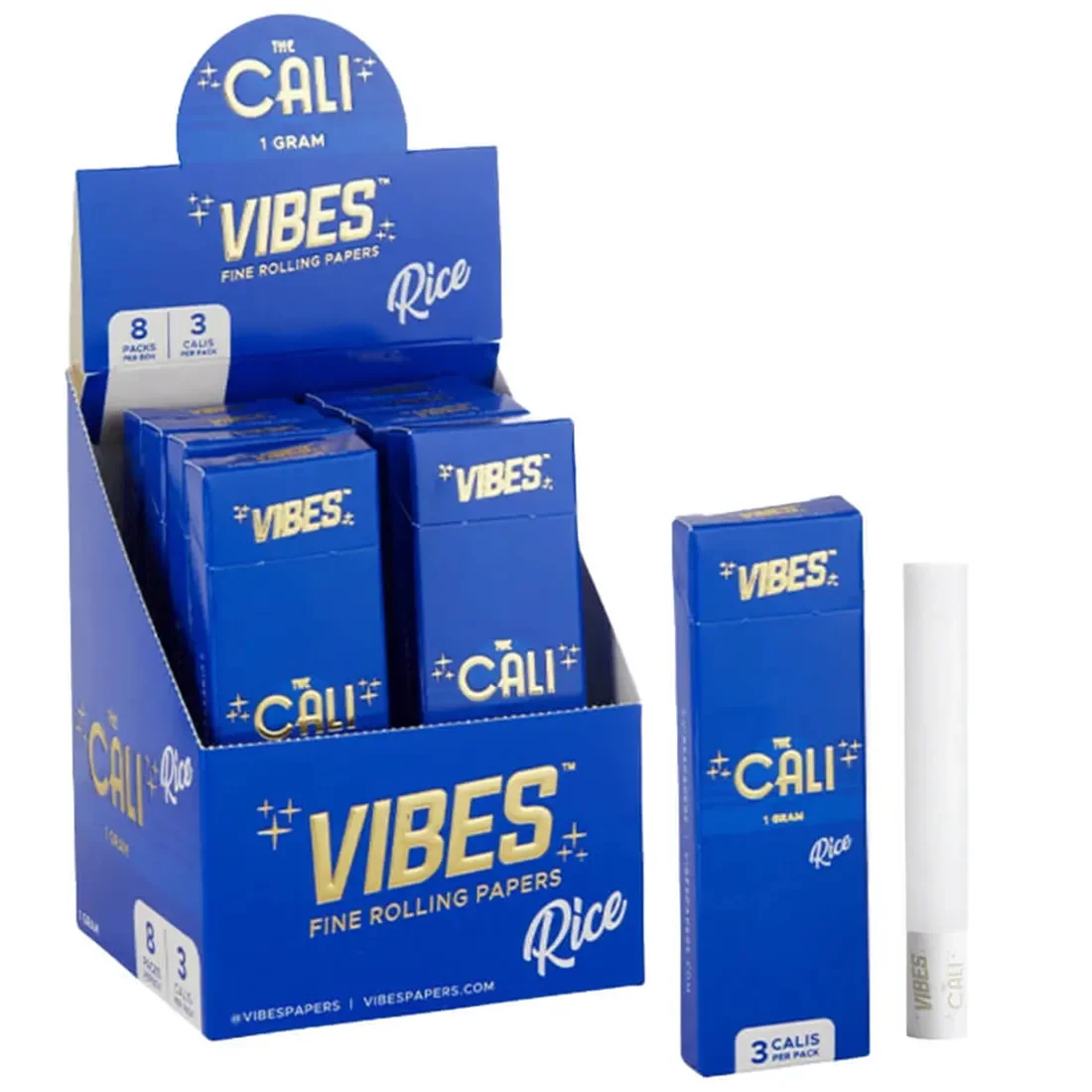 Vibes - The Cali Cones Rice 1 Gram 3 stk - Billede 2