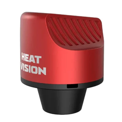 Yocan - Black Series 'Heat Vision' Red Thermometer Carb Cap