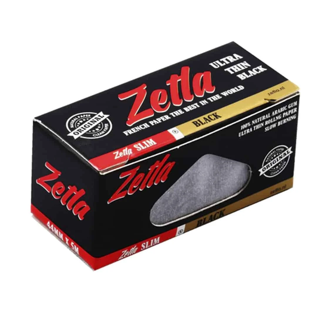 Zetla - Black King Size Slim Meterpapir 5 m - Billede 2