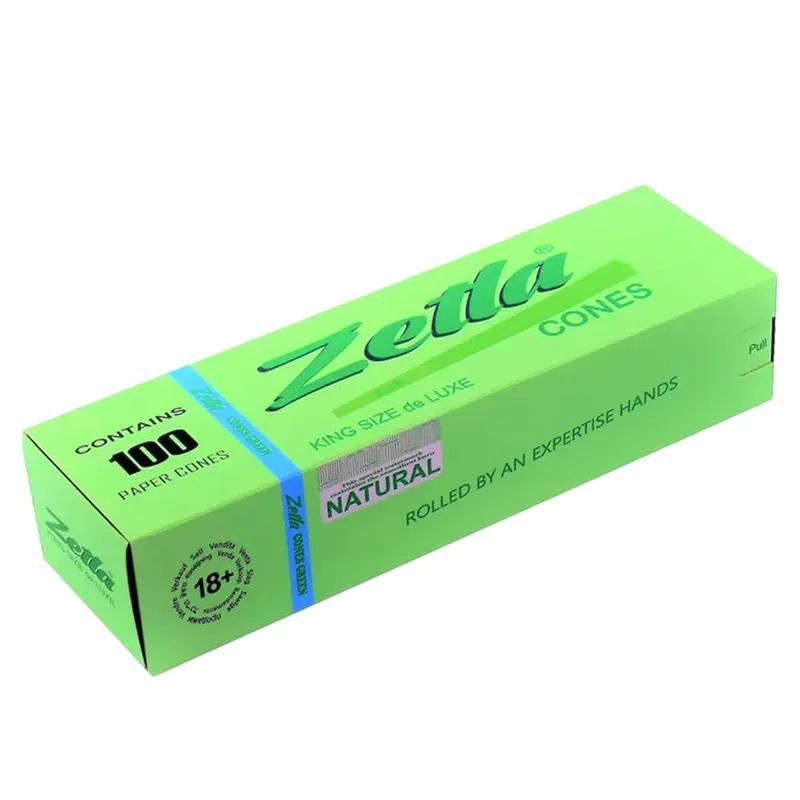 Grønne de Luxe Cones King Size 100 stk | Zetla