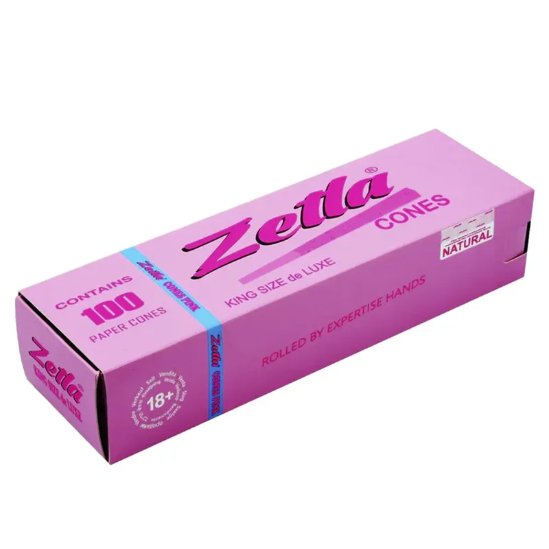 Pink de Luxe Cones 100 stk King Size | Zetla